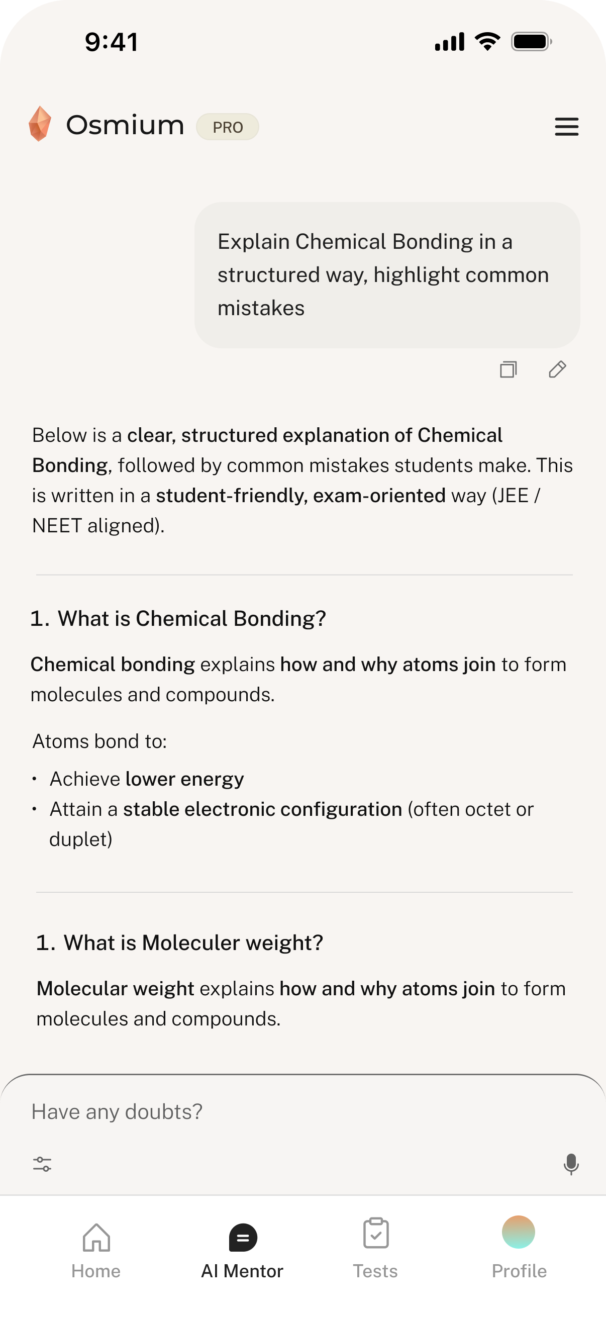 Ask. Understand. Master.