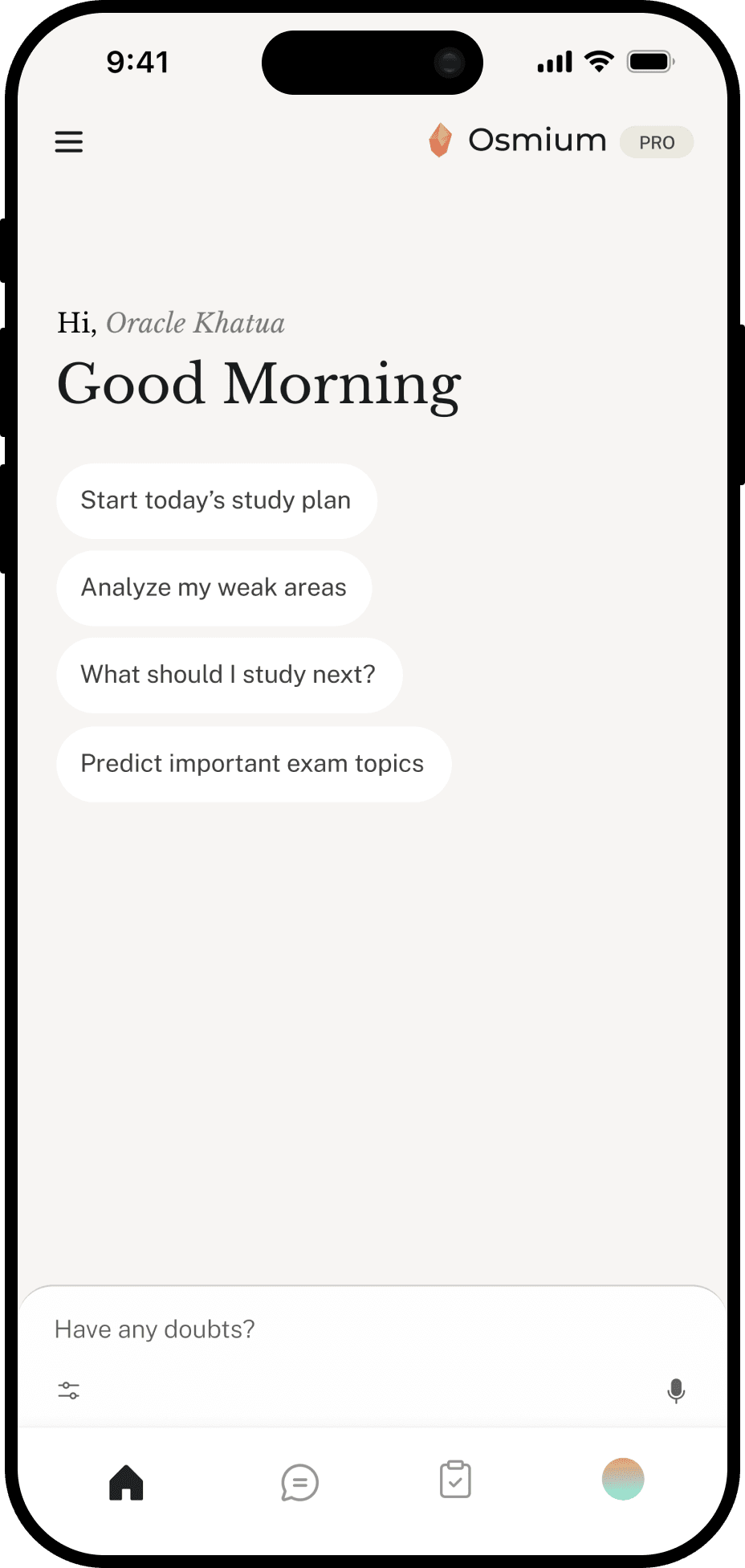 Osmium AI Study Mentor